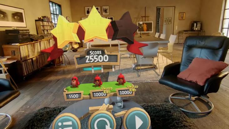 Angry Birds FPS punteggio Angry Birds FPS punteggio in realtà aumentata