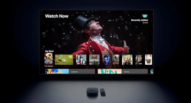 Il 25 marzo la presentazione della piattaforma video in streaming di Apple Immagine promozionale di Apple TV 4K
