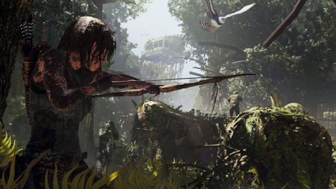 Shadow of the Tomb Raider, nuovi trailer ufficiali su PS4, Xbox One e PC Lara Croft armata di arco in Shadow of the Tomb Raider