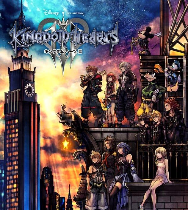 Kingdom Hearts III box art Personaggi di Kingdom Hearts III copertina gioco