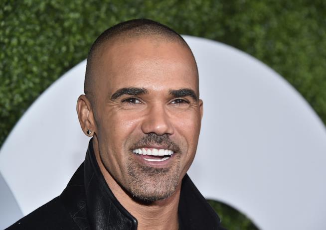 L'attore Shemar Moore di Criminal Minds L'attore Shemar Moore, Derek Morgan in Criminal Minds