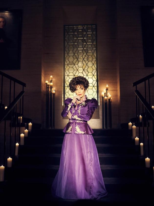 American Horror Story: Apocalypse. Evie Gallant Joan Collins in American Horror Story: Apocalypse