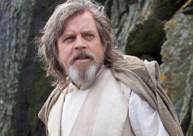 Mark Hamill in Il Risveglio della Forza Mark Hamill in una scena di Star Wars VII