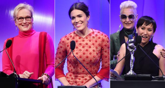 I vincitori dei Costume Designers Guild Awards 2017 Meryl Streep, Mandy Moore e le costumiste di AHS ai Costume Designers Guild Awards 2017