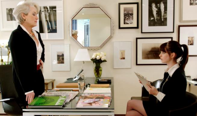 Il diavolo veste Prada, bilancio su sequel, film e musical Una scena de Il diavolo veste Prada