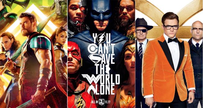 Le uscite più attese dei prossimi mesi al cinema Thor: Ragnarok, Justice League e Kingsman 2
