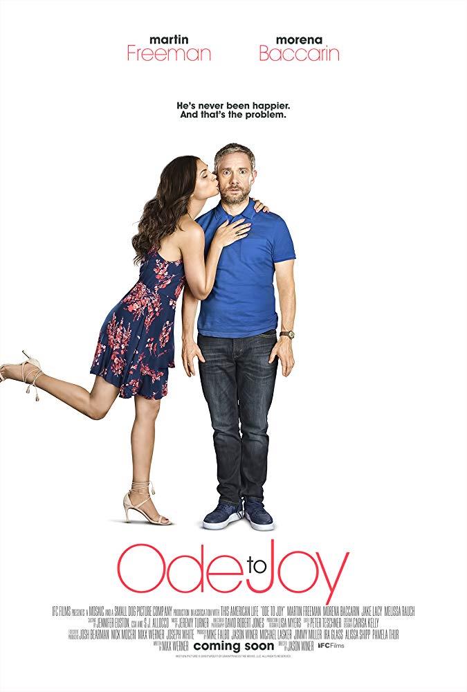 Ode to Joy, la nuova commedia romantica con Martin Freeman e Morena Baccarin Martin Freeman e Morena Baccarin nel poster di Ode to Joy
