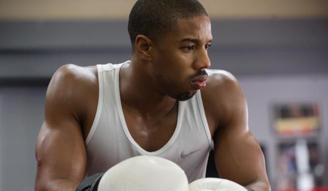 Michael B. Jordan ha svelato a Oprah Winfrey di voler essere un Superman diverso Michael B. Jordan in una scena di Creed - Nato per combattere