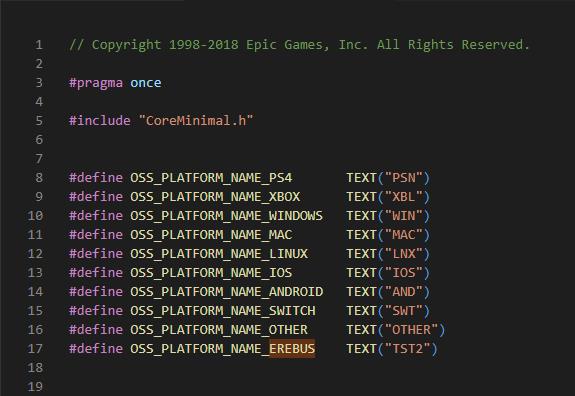 PS5 ha il nome in codice Erebus? Lo scorcio di codice di UE4 che cita Erebus