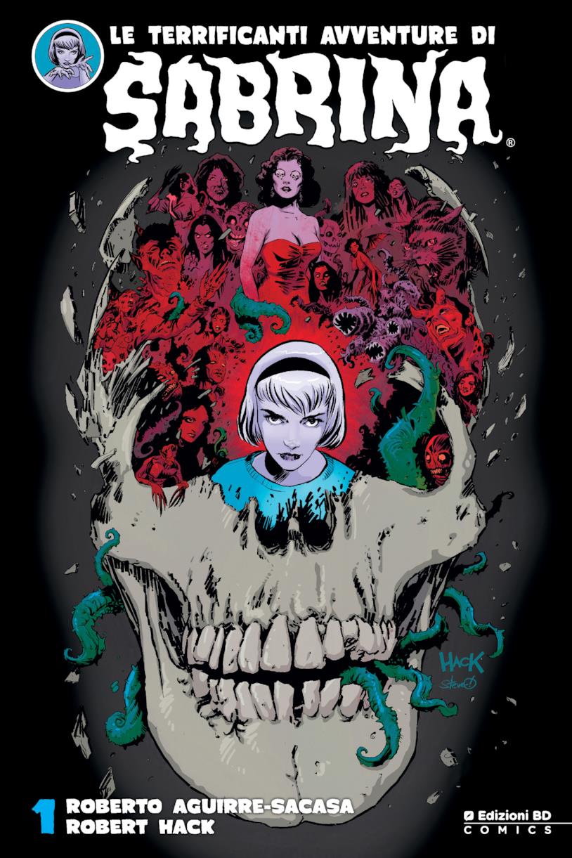 La copertina dell'albo Le terrificanti avventure di Sabrina La cover del fumetto di Le terrificanti avventure di Sabrina