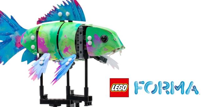 LEGO Forma, nuovo progetto relativo alle sculture cinetiche Una delle creazioni di LEGO Forma