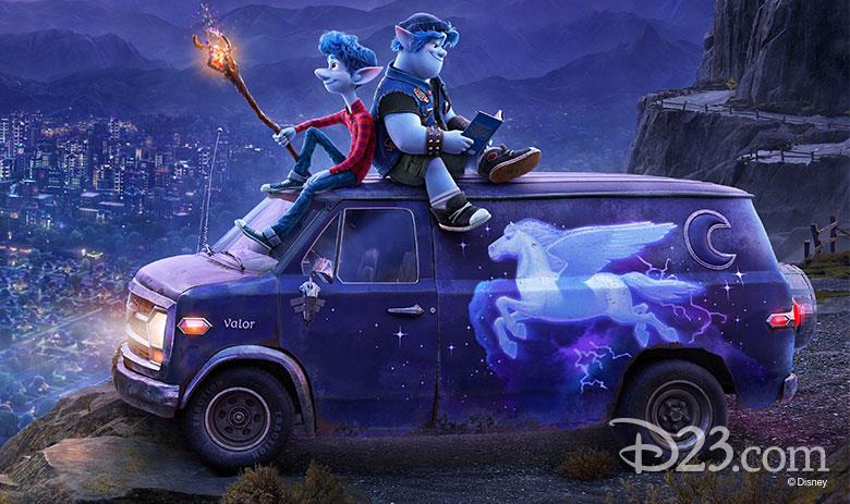 Al D23 Expo arriva Guinevere il camioncino di Onward. Onward nuova immagine ufficiale.