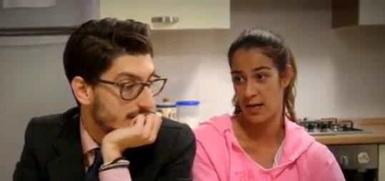Gabriele ed Elena La prima coppia del settimo episodio di A Letto Con Il Nemico