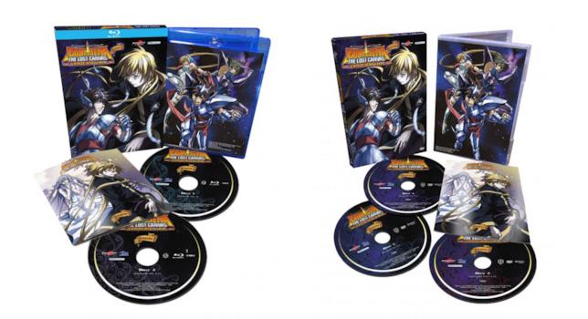Saint Seiya: The Lost Canvas, edizioni Home Video I cofanetti italiani Blu-ray e DVD di Saint Seiya: The Lost Canvas