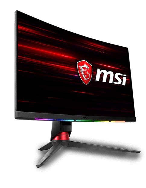 Un'immagine del monitor Optix MPG27cq x1 di MSI Il monitor Optix MPG27cq x1, prodotto da MSI