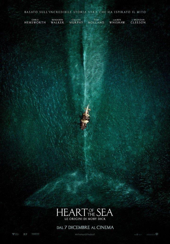 Il poster italiano di Heart of the sea - Le origini di Moby Dick Heart of the sea - Le origini di Moby Dick
