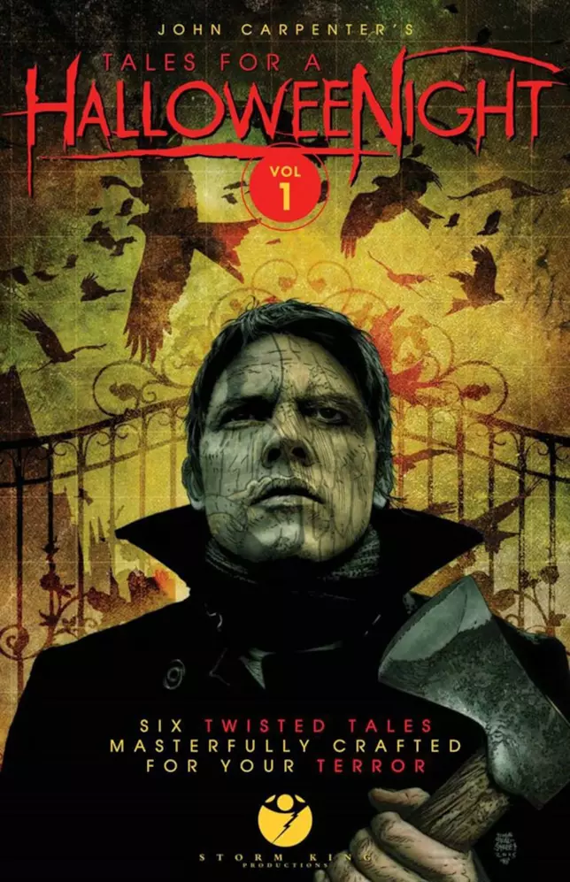 Tales for a Halloween Night Tales for a Halloween Night, un uomo con l'ascia in mano in copertina