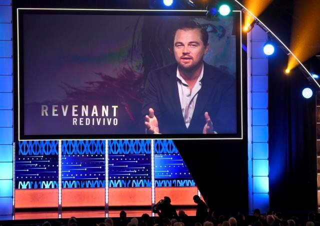 Leonardo DiCaprio ai Critics' Choice Awards 2016 Critics' Choice Awards 2016