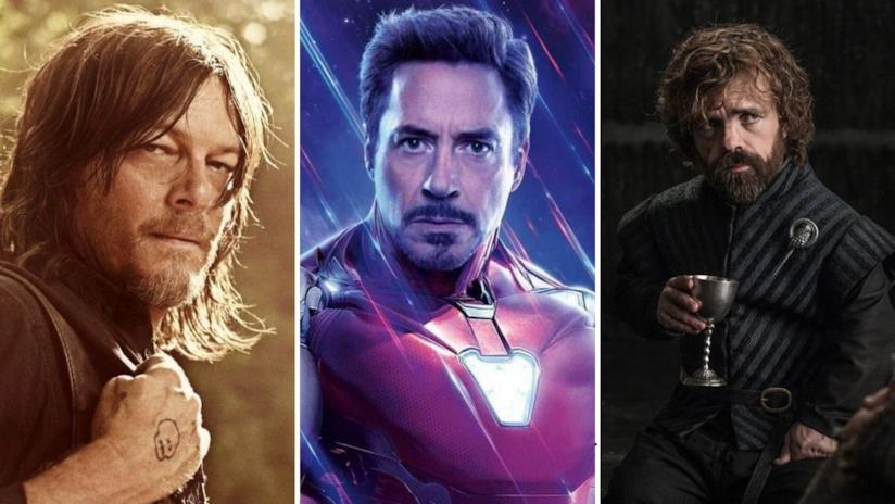Saturn Awards 2019, ecco tutti i vincitori Da sinistra a destra: Daryl di The Walking Dead, Iron Man e Tyrion da Il Trono di Spade