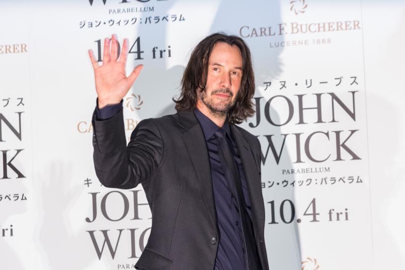 Marvel e DC Comics vogliono entrambe ingaggiare Keanu Reeves? Keanu Reeves all'anteprima di John Wick: Parabellum