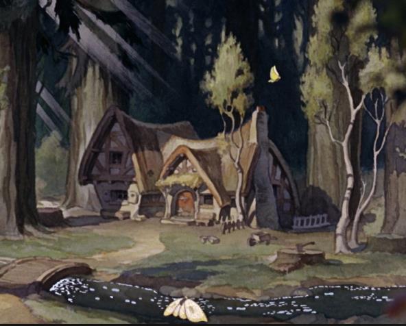 La casa di Biancaneve La casa di Biancaneve nel film d'animazione Disney