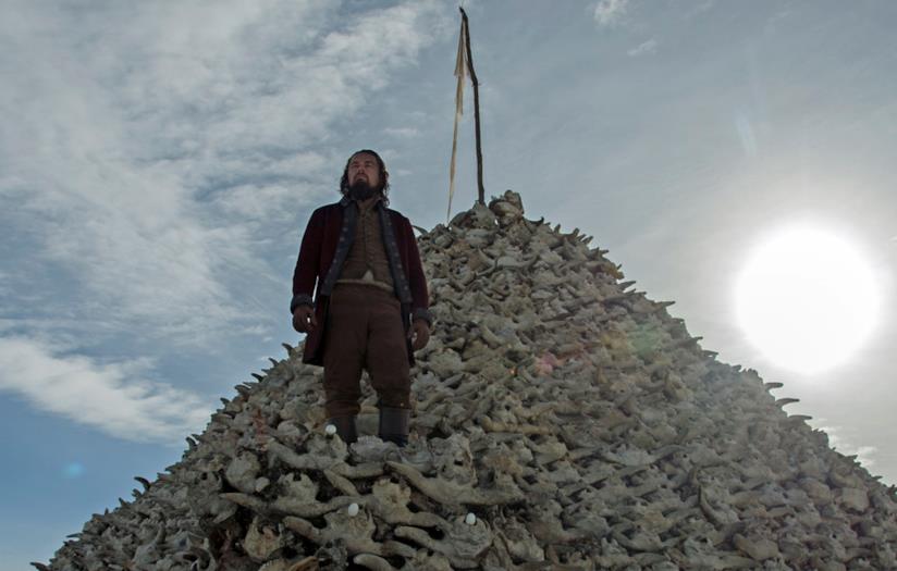 Leonardo Di Caprio in una scena di Revenant - Redivivo Revenant - Redivivo: Leonardo Di Caprio