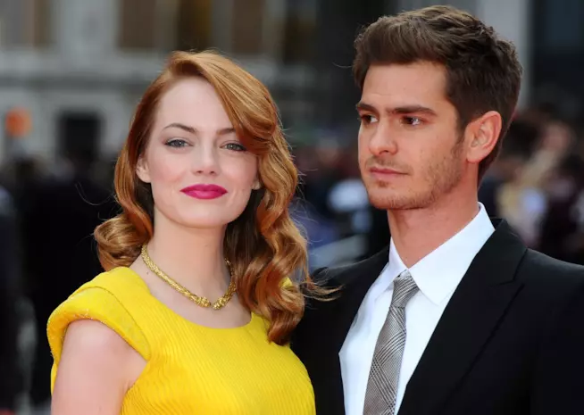 Emma Stone e Andrew Garfield avvistati di nuovo insieme a Londra Primo piano di Emma Stone e Andrew Garfield
