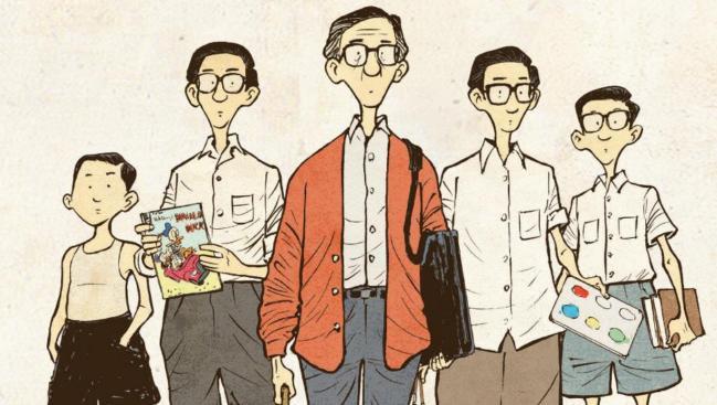 La copertina del fumetto L'arte di Charlie Chan Hock Chye La cover del fumetto di Sonny Liew