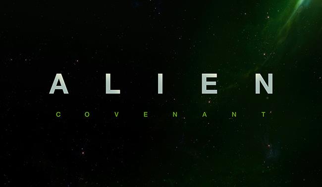 La prima foto di Alien: Covenant Logo del film Alien: Covenant