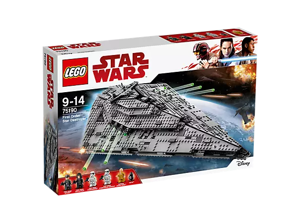 Star Wars Lego Star Destroyer First Order Scatola dello Star Destroyer Lego
