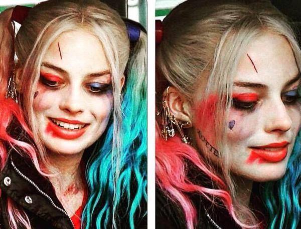 Il trucco di Harley Quinn Il trucco particolare di Suicide Squad