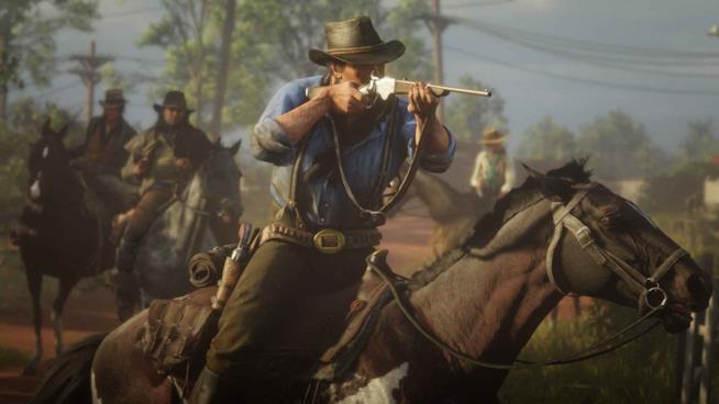 Red Dead Redemption 2 sarà venduto in due Blu-ray Arthur Morgan, protagonista di Red Dead Redemption 2