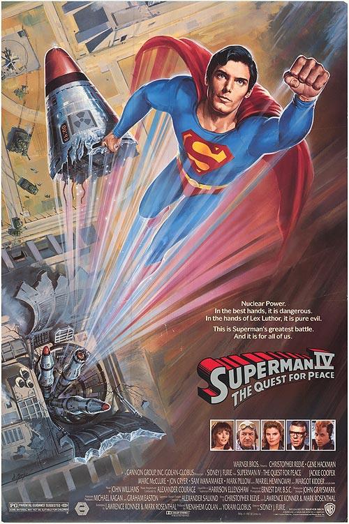 Superman IV Il poster di Superman IV