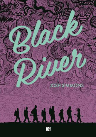 La cover di Black River La copertina del fumetto horror Black River