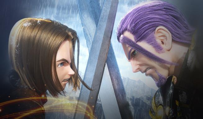 Dragon Quest XI, Square Enix conferma l'uscita in Europa Un duello in Dragon Quest XI