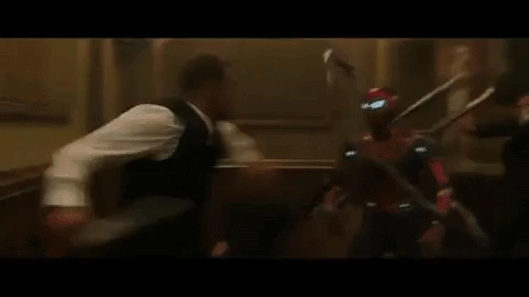 Una sequenza con Iron Spider non è presente nel montaggio finale di Spider-Man: Far From Home Iron Spider in azione in Spider-Man: Far From Home
