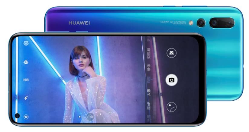 Huawei Nova 4, lo smartphone con foro sul display dell'azienda cinese Immagine stampa di Huawei Nova 4