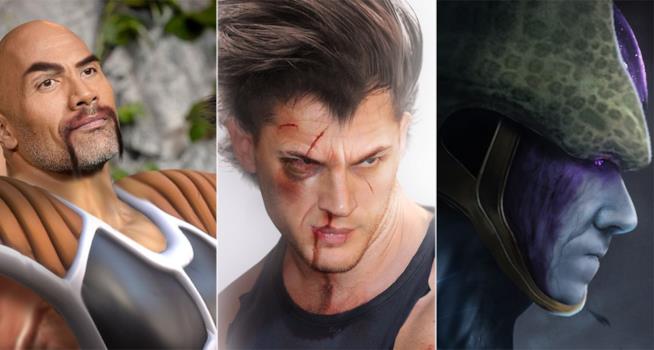 Dragon Ball Vegeta interpretato da Tom Hardy The Rock, Tom Hardy e Tom Hiddleston in un ipotetico live-action di Dragon Ball
