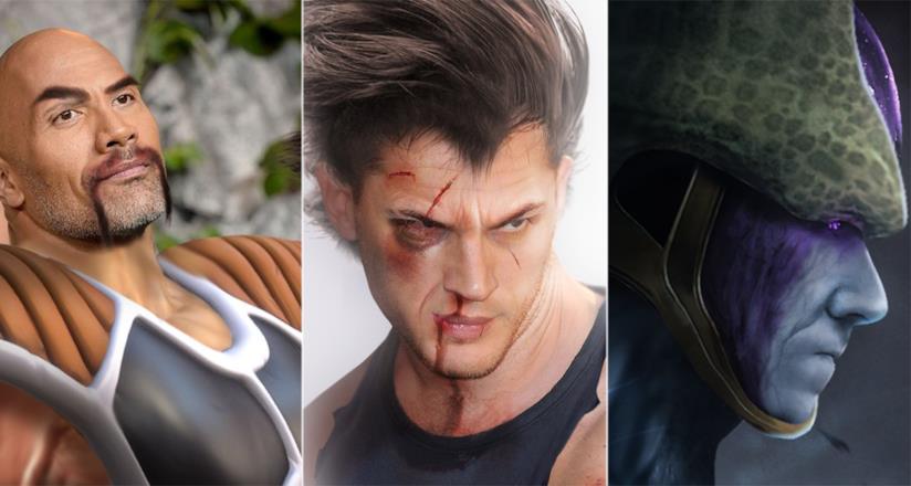 Dragon Ball Vegeta interpretato da Tom Hardy The Rock, Tom Hardy e Tom Hiddleston in un ipotetico live-action di Dragon Ball