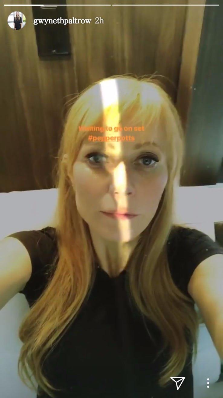 Avengers 4 Gwyneth Paltrow sul set di Avengers 4