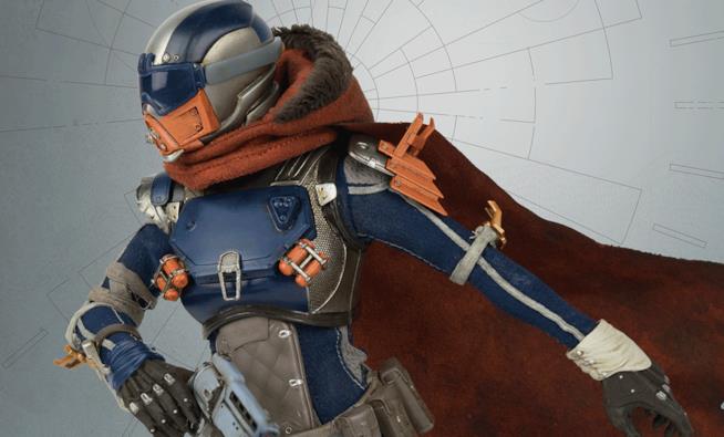 Ecco delle splendide e costose action figure di Destiny L'action figure di un Cacciatore di Destiny in posa plastica