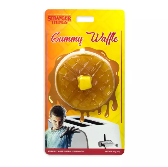 La linea di dolci ufficiali di Stranger Things La caramella gommosa a forma di waffle di Eleven