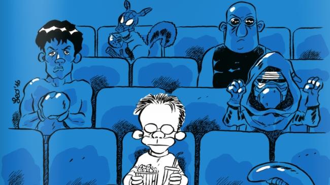 Leo Ortolani commenta i film più famosi degli ultimi anni in un volume a fumetti La copertina del volume