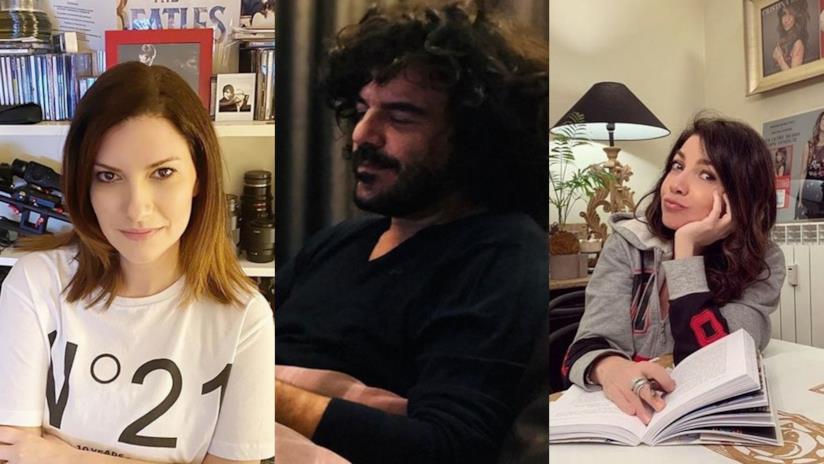 L'appello dei VIP riguardo al Coronavirus Primi piani di Laura Pausini, Francesco Renga e Cristina D'Avena