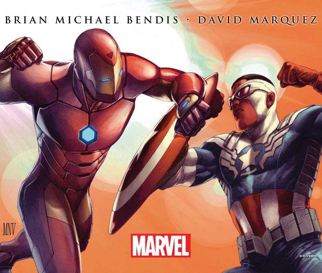 Civil War II in una promo art Iron Man contro Capitan America in Civil War II