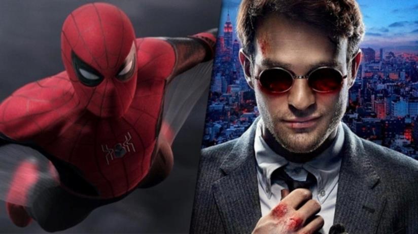 Nel sequel di Spider-Man: Far From Home Peter potrebbe aver bisogno di un buon avvocato: Daredevil in arrivo nel MCU? Spider-Man (Tom Holland) e Daredevil (Charlie Cox)