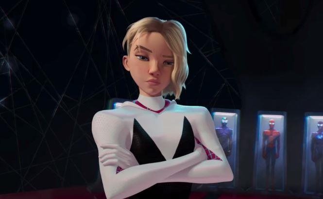 Spider-Gwen in Spider-Man: Un nuovo Universo Una turbata Spider-Gwen in Spider-Man: Un nuovo Universo