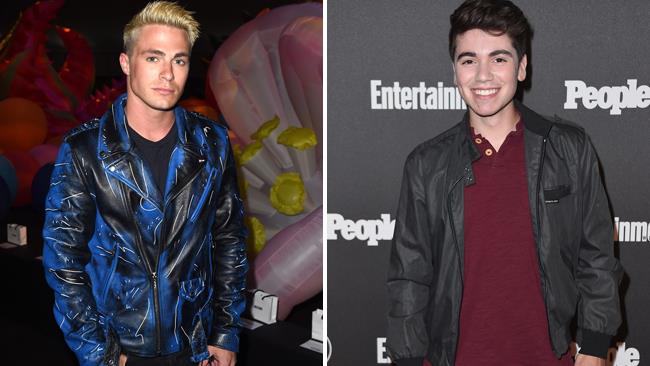 Noah Galvin attacca Colton Haynes sul coming out e l'attore di Arrow gli risponde per le rime Colton Haynes e Noah Galvin in scatti ufficiali