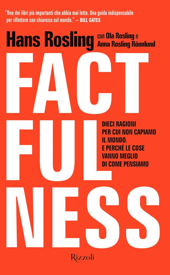 Factfulness Copertina rossa per Factfulness
