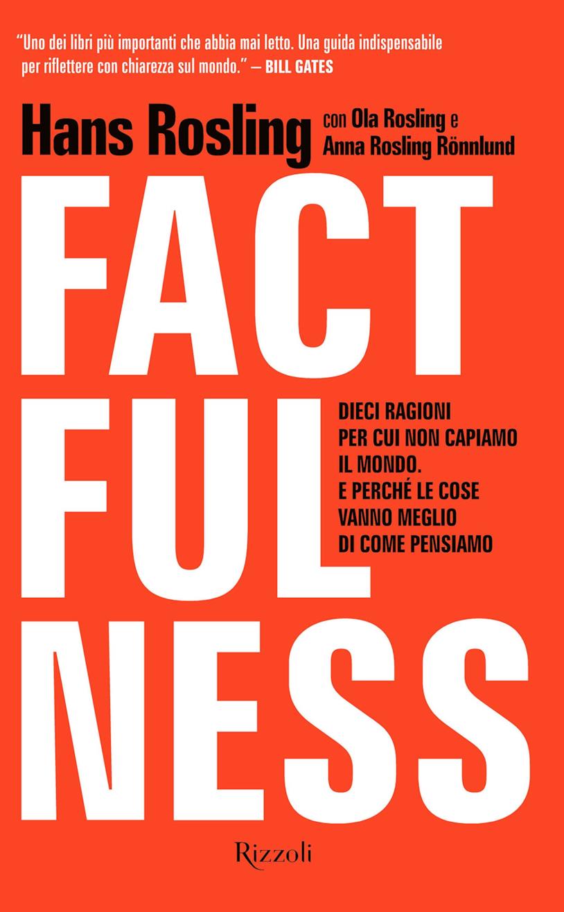 Factfulness Copertina rossa per Factfulness